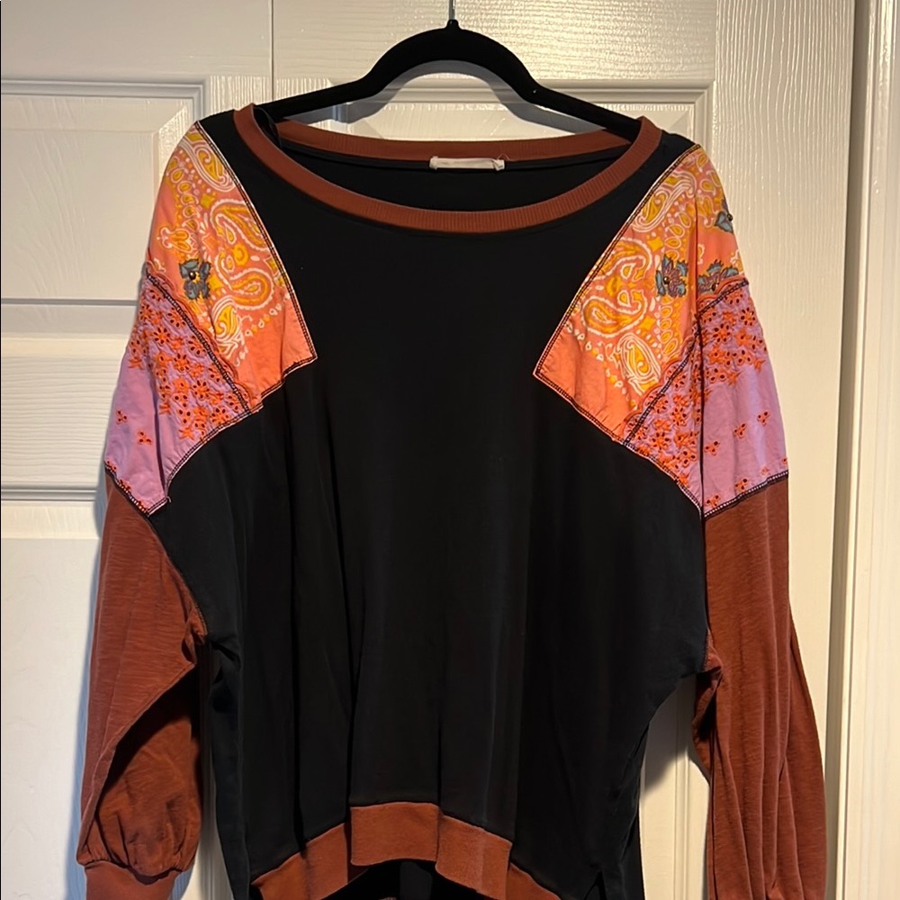 Free People Patchwork Top